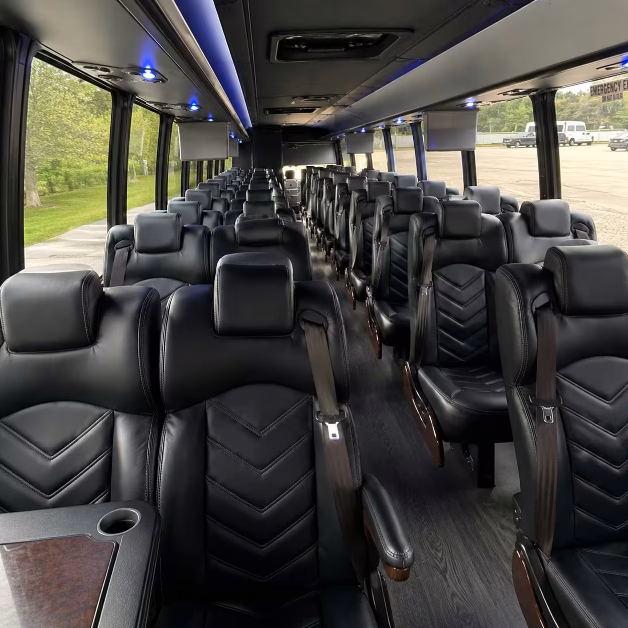 35 passenger minibus interior