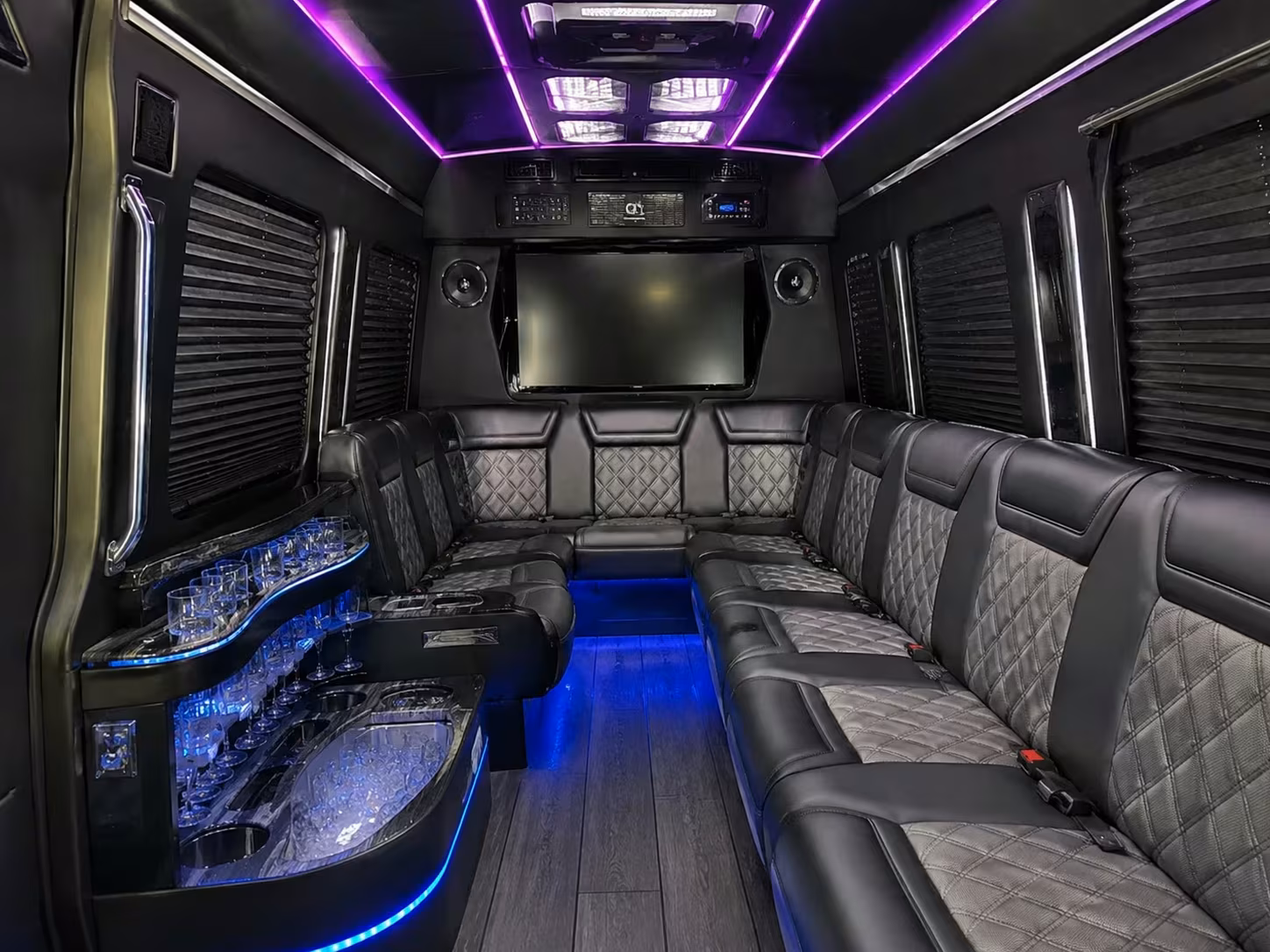 bus rental options for lake forest trips