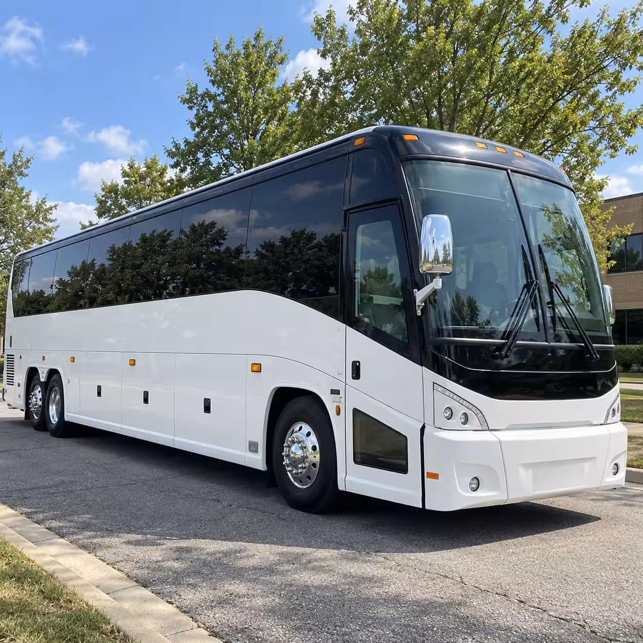 lake forest airport charter bus rentals from a large network
