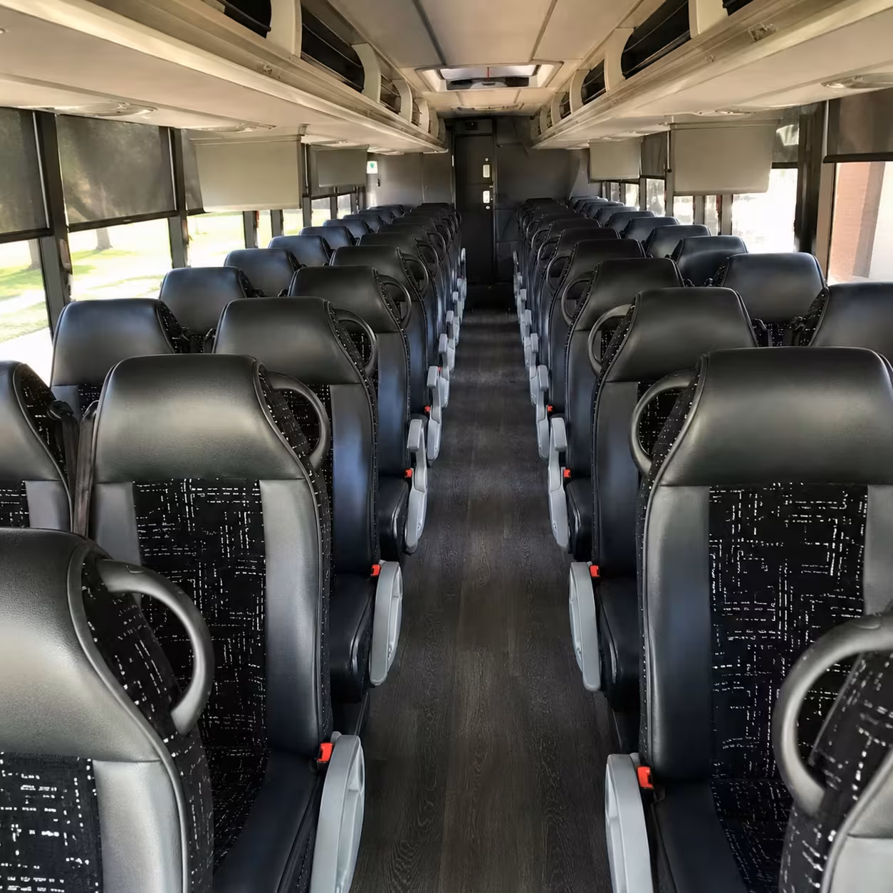 lake forest charter bus interior gallery