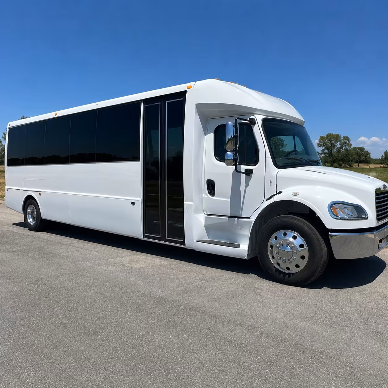 prom minibus and charter bus rentals in lake forest