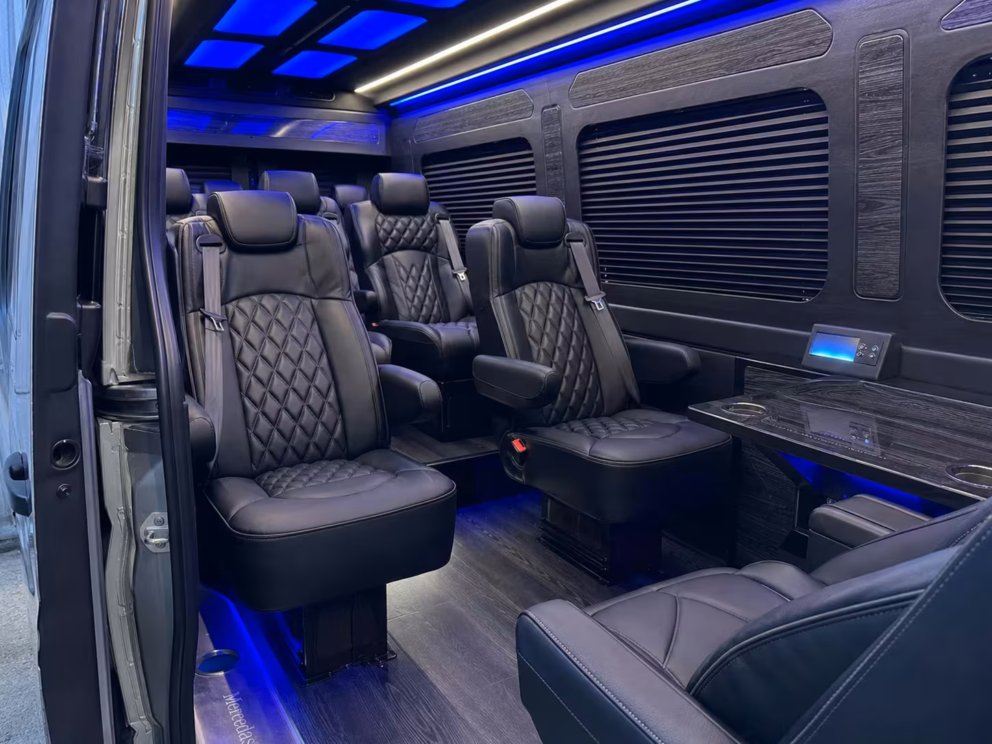 sprinter van transportation for groups and events across lake forest